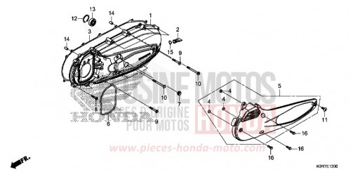 PANNEAU LATERAL GAUCHE SH125ADL de 2020